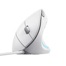 MOUSE VERTICALE ERGONOMICO USB TRUST VERTO WHITE 25133