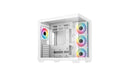 CASE PC GAMING CG530 BIANCO 2 PANNELLI VETRO E 7 FAN ARGB DEEPCOOL