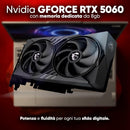 Lenovo Loq Gaming Portatile i7 14700HX, 64 GB RAM DDR5, GeForce RTX 5060 8GB, SSD 1TB, Notebook Gaming Display IPS 15,6" FHD 144Hz, Laptop Gaming Tastiera Retroilluminata, Wi-Fi 6, Thunderbolt