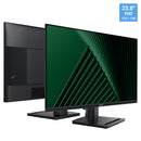 MONITOR MSI LED IPS 23,8 MP245G 100 Hz Full HD 4ms HDMI DP VGA Multimediale Black