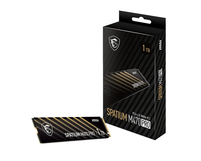 SSD INTERNO M.2 1TB NVME MSI SPATIUM M470 PRO 6000/4500