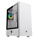 CASE ITEK VERTIBRA S210W BIANCO Gaming Middle Tower, 12cm ARGB fan, 2xUSB3, Side Panel Temp Glass
