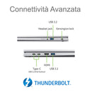 Acer Aspire Go 15 – Intel Core i7-13620H, 16GB RAM DDR5, 512GB SSD, Display 15.6" Full HD, Windows 11 Home, Wi-Fi 6, Bluetooth 5.0, 2x USB-C, Colore Silver – Ideale per Ufficio, Studenti e Casa