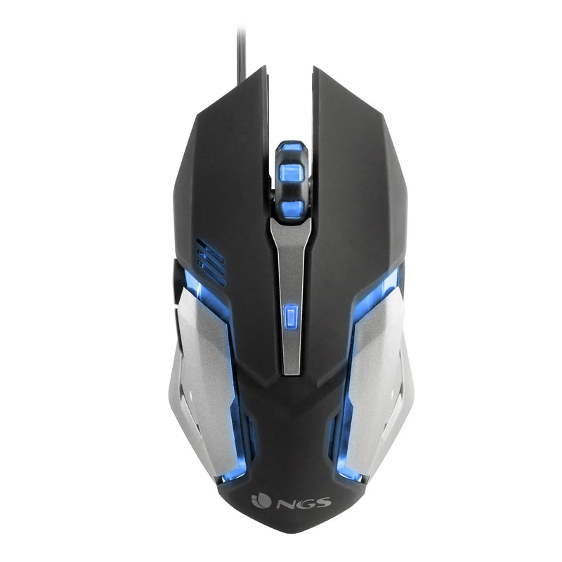 MOUSE GAMING GMX-100 CON LED FINO A 2200DPI NGS