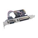 SCHEDA PCI-E CON 1 PORTA SERIALE + 1 PORTA PARALLELA