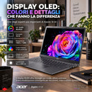 NOTEBOOK ACER ULTRA 7 256V, 16GB RAM DDR5, 512GB SSD, 14.0 WQXGA OLED, TASTIERA RETROILLUMINATA, WINDOWS 11 HOME  PN:NX.JFVET.003