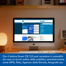 LETTORE SMART CARD EXT.USB  EWENT EW1053 (NFC/CIE 3.0)