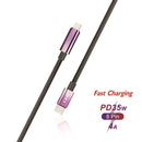 CAVO TYPE-C 8PIN CON DISPLAY VIOLA PN:CL7871 LINQ