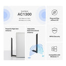 ADATTATORE WIFI USB MA30H AC1300 DUAL BAND CON ANTENNA MERCUSYS