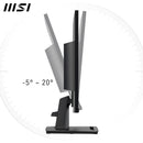 MONITOR MSI LED IPS 23,8 MP245G 100 Hz Full HD 4ms HDMI DP VGA Multimediale Black