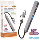 ADATTATORE INTERFACCIA TYPE-C + USB EXTENDER 7 IN 1 PN:IT7947 LINQ