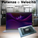 Lenovo Ideapad slim5, Cosmic Blu, Notebook, Amd Ryzen7 7735HS, DDR5 32Gb, Display WUXGA 16" IPS FHD+, SSD da 1Tb(512x2), Wi-Fi 6, Bt, USB Thunderbolt, Tastiera retroilluminata, Win11 Pro, Pronto all'Uso.