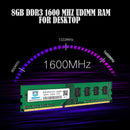 DDR3 8GB 1600MHZ PNY DIM8GBN12800/3-SB