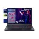 NOTEBOOK ACER PREDATOR HELIOS NEO 16, ULTRA 9 275HX, RAM 32GB DDR5, SSD 1TB SSD, NVIDIA GEFORCE  RTX 5070TI 12GB GDDR7, DISPLAY 16.0 WQXGA 240HZ,TASTIERA RGB, WIFI 6E, WIN11, PN:NH.QX2ET.003