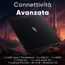 NOTEBOOK ACER NITRO V16S RYZEN AI 7 260 32GB RAM DDR5 1TB SSD RTX 5060 8GB GDDR7 16" IPS WQXGA 180HZ W11 HOME TASTIERA RETROILLUMINATA RGB PN:NH.QZYET.002