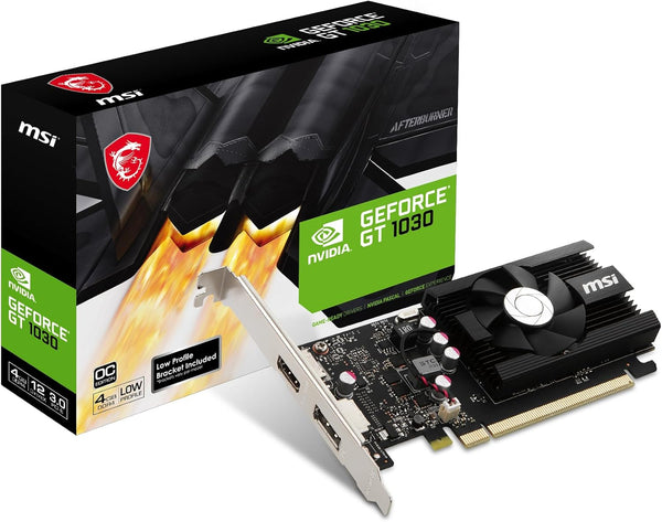 SCHEDA VIDEO MSI GT 1030 4GB GDDR4 LP DP/HDMI