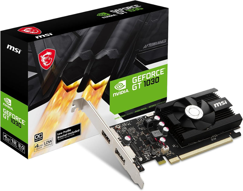 SCHEDA VIDEO MSI GT 1030 4GB GDDR4 LP DP/HDMI