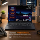 NOTEBOOK ASUS EXPERTBOOK B3 ULTRA 5 225H 16GB RAM 512GB SSD 14.0 WUXGA WIN 11 PRO TASTIERA RETROILLUMINATA  PN:B3405CCA-LY0169X