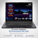 NOTEBOOK ASUS EXPERTBOOK B3 ULTRA 5 225H 16GB RAM 512GB SSD 14.0 WUXGA WIN 11 PRO TASTIERA RETROILLUMINATA  PN:B3405CCA-LY0169X