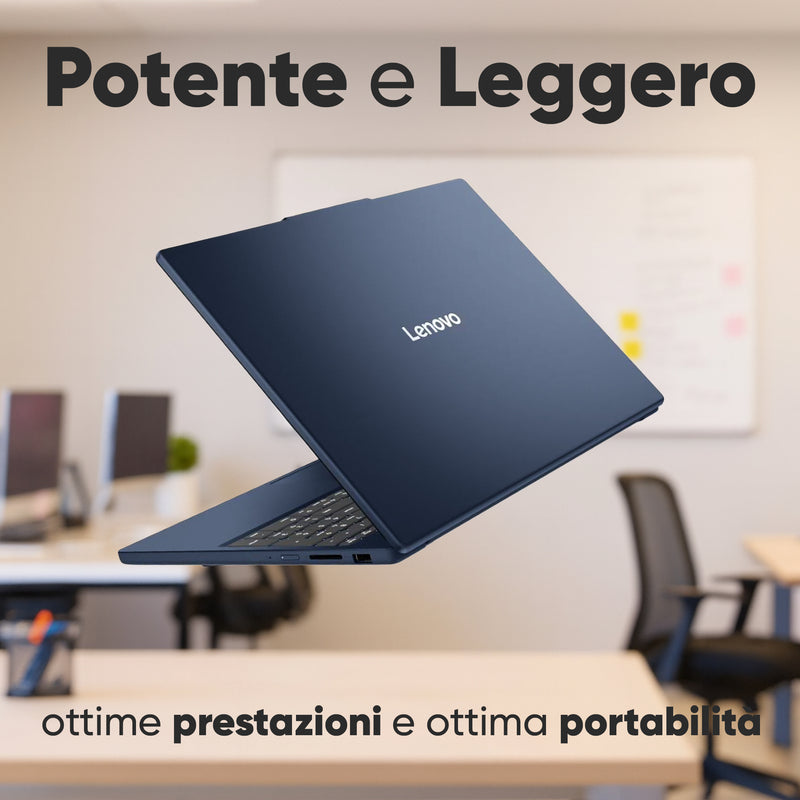 Lenovo IdeaPad Slim 3 – Notebook Professionale: i7-13620H, 40GB RAM DDR5, 1TB SSD, Display 15.3" WUXGA IPS, Wi-Fi 6 ultraveloce, Bluetooth 5.1, USB-C, HDMI, Tastiera Retroilluminata