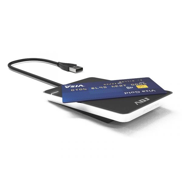 LETTORE SMART CARD EXT.USB RFID NFC ADJ