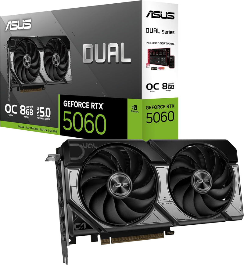 SCHEDA VIDEO RTX 5060 8GB DUAL OC ASUS
