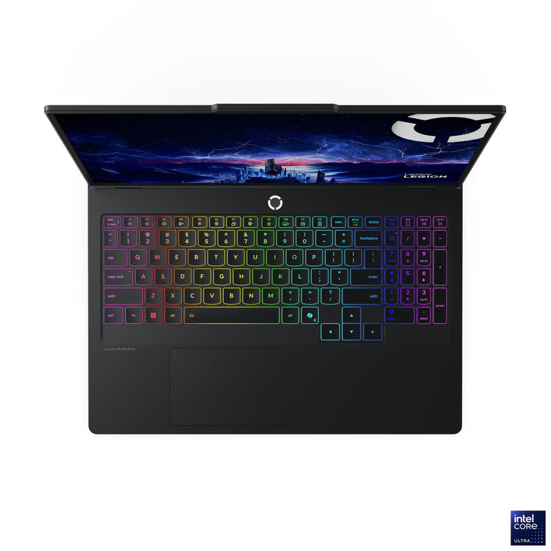 NOTEBOOK LENOVO LEGION PRO 5 ULTRA 7 255HX, 32GB RAM, 1TB SSD, 16.0 WQXGA OLED 165HZ, RTX 5060 8GB, ECLIPSE BLACK, WIFI 7, TASTIERA RGB, W11  PN:83F3006RIX