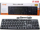 TASTIERA USB NERA PN:IT-K6B LINQ