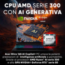 NOTEBOOK ACER NITRO V16S RYZEN AI 7 350 64GB RAM 1TB SSD RTX 5070 16.0 W11 HOME