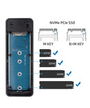 BOX EXT. PER SSD M2 TIPO NVME CON USB 3,1 VULTECH GS-NVMETC