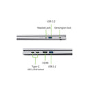 NOTEBOOK ACER ASPIRE GO 15, CPU I7-13620H, 32GB RAM DDR5, 512 GB SSD, DISPLAY 15.6 FHD, SILVER, W11 HOME PN:NX.J4GET.00F