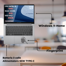 NOTEBOOK ASUS EXPERTBOOK P1 I3-1315U 8GB RAM DDR5 512GB SSD 15.6 FHD WINDOWS 11 HOME FINGERPRINT PN:P1503CVA-S71284W