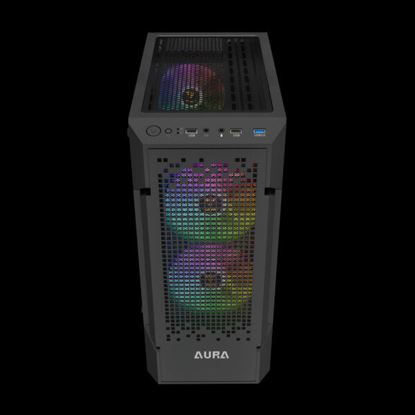 CASE PC GAMING GAMDIAS AURA GC7 TG MESH 3x120 RGB FAN