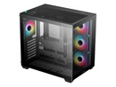 CASE CG530 BLACK (2 PANNELLI VETRO E 4 FAN ARGB) DEEPCOOL