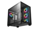 CASE CG530 BLACK (2 PANNELLI VETRO E 4 FAN ARGB) DEEPCOOL