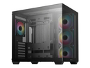 CASE CG530 BLACK (2 PANNELLI VETRO E 4 FAN ARGB) DEEPCOOL