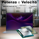 Lenovo Ideapad slim5, Cosmic Blu, Notebook,Intel i7 13620H 13Th, DDR5 16Gb, Display WUXGA 16" IPS FHD+, SSD da 1Tb, Wi-Fi 6, Bt, USB Thunderbolt, Tastiera retroilluminata, Win11 Pro, Pronto all'Uso.