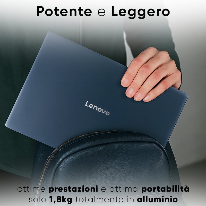 Lenovo Ideapad Slim5 Pc Portatile, Notebook Amd Ryzen5 7533HS, 16GB RAM DDR5, SSD 512Gb, Display 16" WUXGA IPS FHD+, Laptop con Win11 Pro, Wi-Fi 6, Usb Thunderbolt, Tastiera Retroilluminata.