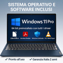 Lenovo Ideapad slim5, Cosmic Blu, Notebook,Intel i7 13620H 13Th, DDR5 32Gb, Display WUXGA 16" IPS FHD+, SSD da 1Tb, Wi-Fi 6, Bt, USB Thunderbolt, Tastiera retroilluminata, Win11 Pro, Pronto all'Uso.