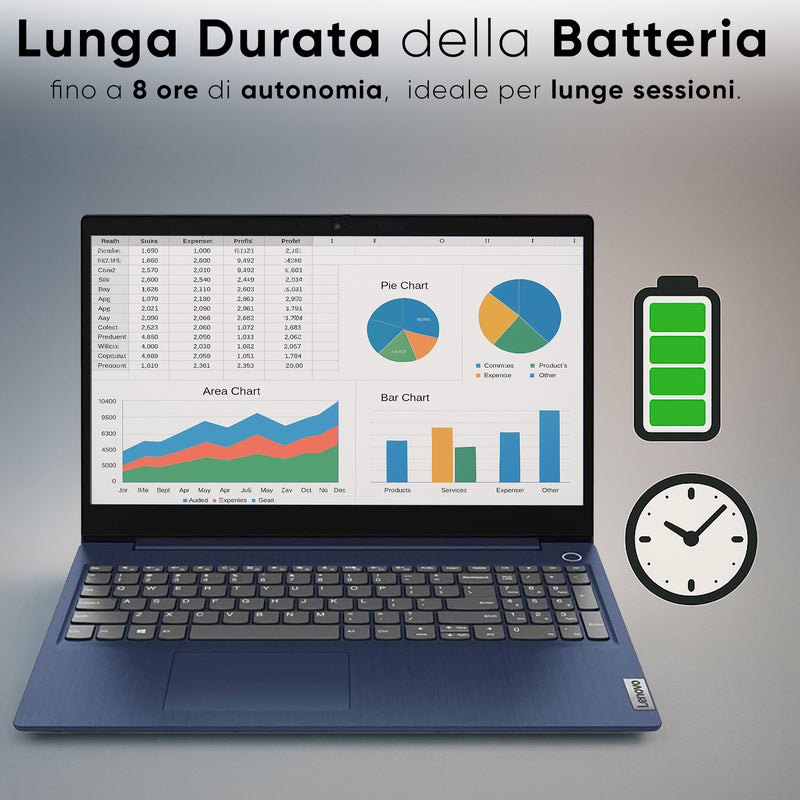 Lenovo Ideapad slim5, Cosmic Blu, Notebook,Intel i7 13620H 13Th, DDR5 32Gb, Display WUXGA 16" IPS FHD+, SSD da 1Tb, Wi-Fi 6, Bt, USB Thunderbolt, Tastiera retroilluminata, Win11 Pro, Pronto all'Uso.