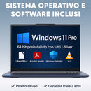 Lenovo Ideapad Slim5 Pc Portatile, Notebook Amd Ryzen5 7533HS, 24GB RAM DDR5, SSD 756Gb, Display 16" WUXGA IPS FHD+, Laptop con Win11 Pro, Wi-Fi 6, Usb Thunderbolt, Tastiera Retroilluminata.