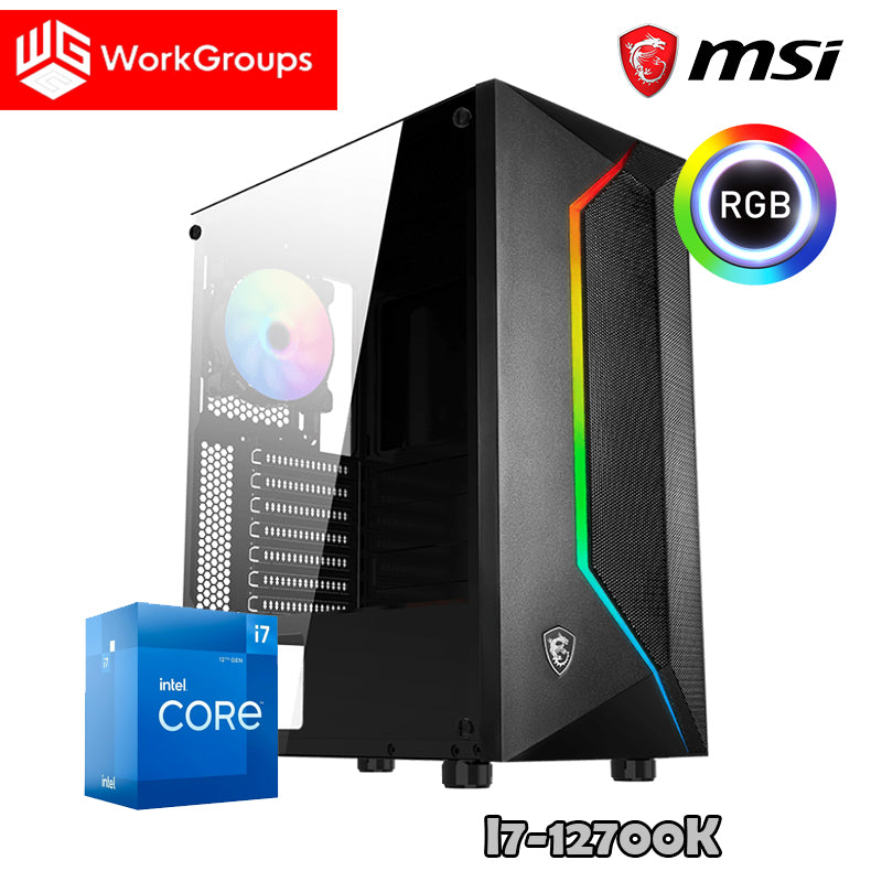 PC GAMING CON CPU INTEL I7-12700K RAFF.LIQUIDO 32GB DDR5 1TB SSD WIFI WINDOWS 11 PRO