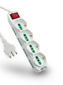 MULTIPRESA 12POSTI 8xBIPASSO 4xSCHUKO MP-3081 MACH POWER