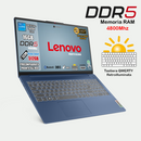 Lenovo Notebook, pc portatile i5 13420H 13th, DDR5 16Gb, Display IPS FHD 15,6", SSD 512Gb, Wi-Fi, Bt, USB 3.2, Tastiera retroilluminata, fingeprint integrato, Win11 Pro, Blue Abyss