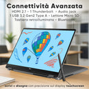 NOTEBOOK ASUS VIVOBOOK 14 FLIP ULTRA 5 16GB RAM 512GB SSD 14.0 OLED TOUCH WIN 11 HOME TASTIERA RETROILLUMINATA CON PENNINO  PN:TP3407SA-QL011W