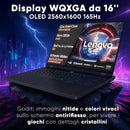 NOTEBOOK LENOVO LEGION PRO 5 ULTRA 9 275HX, 32GB RAM, 1TB SSD, 16.0 WQXGA OLED 165HZ, RTX 5070 8GB, ECLIPSE BLACK, WIFI 7, TASTIERA RGB, WINDOWS 11 PRO  PN:83F3006QIX