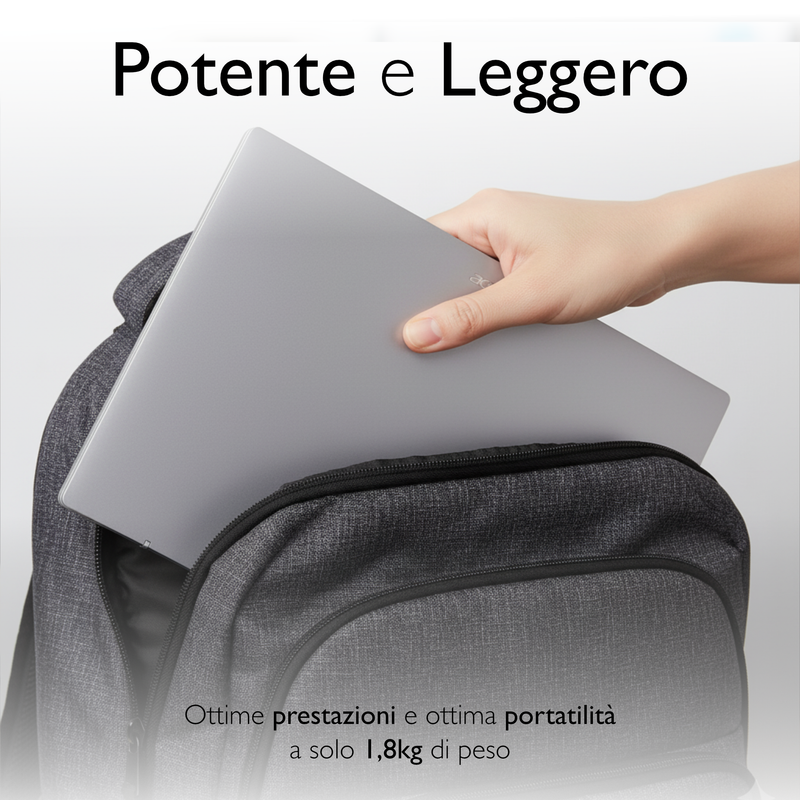 Acer Aspire Go 15 Intel Core i5-13420H, 16GB DDR5 RAM, 512GB SSD, Win 11 Home, Wi-Fi 6, Bluetooth 5.0, 2x USB-C, Display 15.6" Full HD,Silver – Ideale per Ufficio, Studenti e Casa
