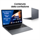NOTEBOOK SAMSUNG GALAXY BOOK4 INTEL I5-1335U, 16GB RAM, 1TB SSD, 15.6 FULL HD, WINDOWS 11 HOME PN:NP750XGJ-KG4IT