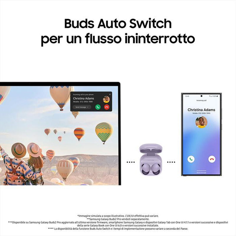 NOTEBOOK SAMSUNG GALAXY BOOK4 INTEL I5-1335U, 16GB RAM, 1TB SSD, 15.6 FULL HD, WINDOWS 11 HOME PN:NP750XGJ-KG4IT