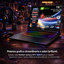 NOTEBOOK MSI VECTOR 16 HX AI A2XW, ULTRA 9 275HX, RAM 32GB DDR5, SSD 1TB SSD, NVIDIA GEFORCE  RTX 5070TI 12GB GDDR7, DISPLAY 16.0 QHD+ 240HZ IPS, TASTIERA RGB, WIFI 7, WINDOWS 11 HOME, PN:A2XWHG-427IT